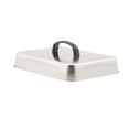 thumbnail image 1 of Tapa de parrilla de metal, cubierta para hamburguesas, accesorio para plancha, cubierta para alimentos, cúpula para derretir queso para filetes de 40 cm x 30 cm x 5 cm, 1 of 9