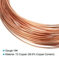 thumbnail image 3 of Uxcell 1mm Copper Wire, 16 Meters/52.5ft Pure Copper Flexible Wire Coil Craft Wire for Jewelry Making Beading Garden, 3 of 6