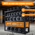 thumbnail image 3 of ZEUKMXOO 72"H*62"W*24"D Garage Shelving Unit, Metal Heavy Duty Storage Shelves, 5-Tier Adjustable 3500Lbs Industrial Utility Rack Shelf for Basement, Warehouse, Store, 3 of 8