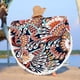 thumbnail image 4 of Amzcrzy Funda Nórdica, Sábana, Funda De Almohada De Satén, Toalla De Playa Redonda Estampada De Microfibra, Toalla De Baño Súper Colorida, Manta De Playa A Prueba De Arena, Tapete De Playa, Toalla Mu, 4 of 6