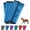 Blue, variant on Breathable Mesh Horse Flyproof Leggings, Bites Proof Horse Fly Boots Set of 4, Shoofly Boots Set for Horses with Lightweight Mesh for Adjustable and Universal (Purple)