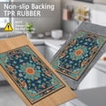 thumbnail image 5 of BlueDreamer Kitchen Rugs，Non Slip 3Pcs, Kitchen Mats for Floor Waterproof & Stain Resistant Carpet Area Rug for Kitchen, Laundry Room, Hallway, 5 of 12