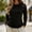 Black, variant on Endives Women's Sweaters Round Neck Long Sleeve Knit Pullover Sweater with Button Shoulder Detail Casual Fall Top M