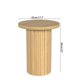 thumbnail image 2 of Mesa auxiliar con pedestal Farmhouse, mesa auxiliar redonda Fsbecl de madera, 2 of 7