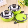 thumbnail image 3 of Round 2‑Layer Durable Stainless Steel Lunch Box Bento Picnic Food Container, 3 of 10