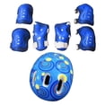 thumbnail image 4 of Casco de bicicleta para niños, resistente, transpirable y cómodo, ideal para patinar. Azul, 4 of 7