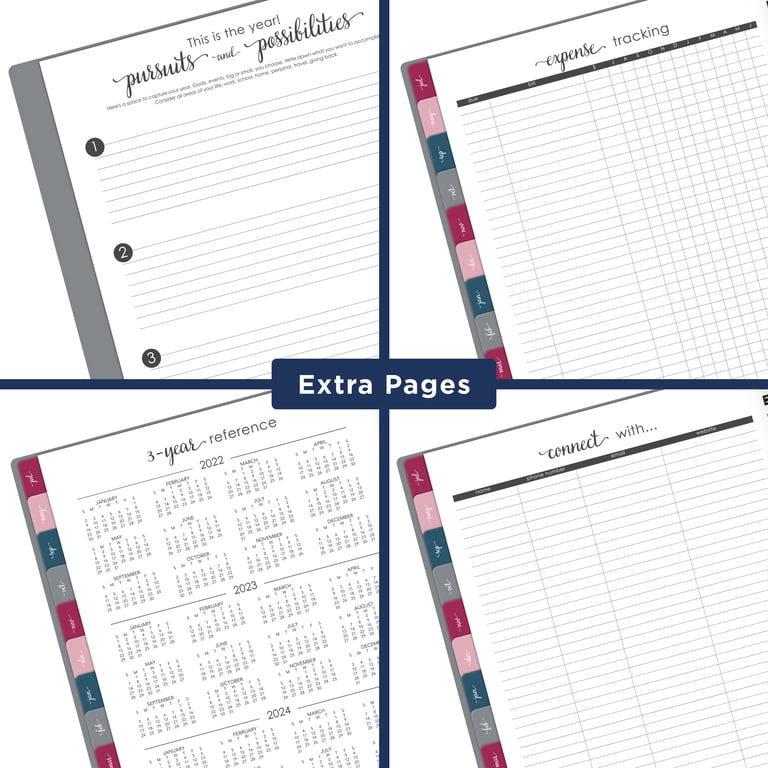 AT-A-GLANCE Executive Weekly/Monthly Planner, Black, 8-3/4" X 6-7/8", English | Grand & Toy