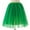 C-Green874, variant on Skirts For Women Tutu Pleated Knee Length Ball Gown Mesh Skirt Petticoat Solid Color Carnival Stylish Skirt