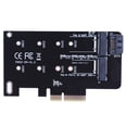 thumbnail image 3 of Tarjeta adaptadora PCI Express X4 2280 2260 2242 2230 Adaptador PCIe para M2 NVME M B-Key, 3 of 9