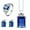 Blue, variant on Women Elegant Delicate Jewelry Sets Red/Green/Blue Zircon Pendant Necklace Earrings Ring-6-Blue