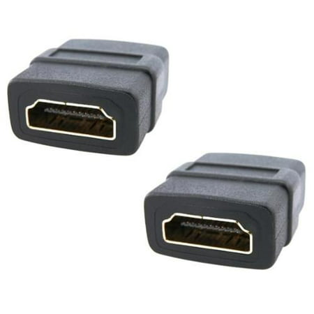 Insten 2 pcs HDMI to HDMI Coupler Female Connector Adapter - Bundle (Best C Compiler For Windows 7)