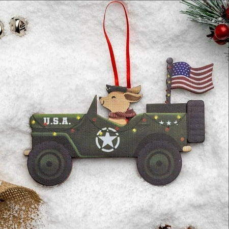 

Home Decor Christmas Tree Pendant Wonder Save Decoration Vintage Truck Room Decor Wall Bedroom Bathroom Kitchen Living Room