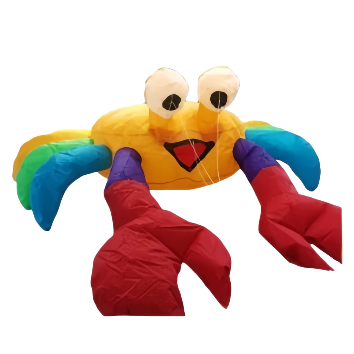 Crab Inflatable Kite For Outdoor,Multicolor Ground Crab Kite Jumping with The Wind,3D Ground Crab Ornament For Beach,Patio,Lawn,Summer Decoration For Seaside Ornament