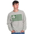 thumbnail image 3 of St Patrick's Day Irish-American Pride Sweatshirt for Men or Women Brisco Brands S, 3 of 6