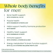 MegaFood Mens Multivitamin Whole Body Capsule 60 count, Mens Health Support