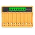 thumbnail image 1 of Cargador de Batería Recargable Ni- Ni-CD AA/AAA de 1,2 V con 8 Ranuras y Pantalla LCD. Cargador Inteligente Rápido de Tipo C., 1 of 8