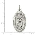 thumbnail image 2 of Beautiful Sterling Silver St. Christopher Medal, 2 of 2