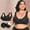 20-Black, variant on YWDJ Sleep Bras for Women Plus Size Front Close Comfy Bras Wireless Lounge Bras Adjustable Straps Full Coverage Push up Wrap Comfortable Bras Padded Plus Size Lace Comfortable Bras Bras Beige 5XL
