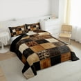 thumbnail image 3 of Castle Fairy 3-Piece Full Animal Print Patchwork Comforter Set, 3 of 8
