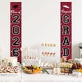 thumbnail image 5 of 2026 Graduation Banners Decorations, Graduation Banner Graduation Party Supplies Class of 2026, Hanging Congratulations/Congrats Grad Banner for Door and Porch, Party Decor - Maroon, 5 of 14