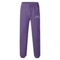thumbnail image 5 of Men's Casual Pants Mens Autumn And Winter High Street Fashion Leisure Loose Sports Outdoor Running Sweater Pants Trousers Daily And Sports Purple M, 5 of 5