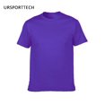 thumbnail image 2 of REDHOTYPE T-Shirt d'Été pour Hommes 100 % Coton Manches Courtes Col Rond Confortable Tops Unis, 2 of 5