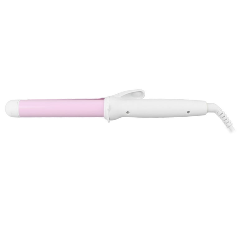 Pink and white curling iron 2025