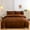 Brown, variant on Washed Cotton 4-Piece Bedding Set with Duvet Cover for Queen Size Bed, All Season Bed Sheet Set for Home Bedroom Decor