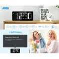 thumbnail image 3 of Alarm Clock, AMIR LED Alarm Clock Brightness Volume Adjustable DST Function Digital Alarm Clock for Bedroom Bedsides Living Room Office, 3 of 10