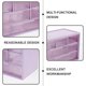 thumbnail image 5 of FOMIYES Caja De Almacenamiento Para Escritorio En Plástico Púrpura Ideal Para Oficina Y Hogar, 5 of 6