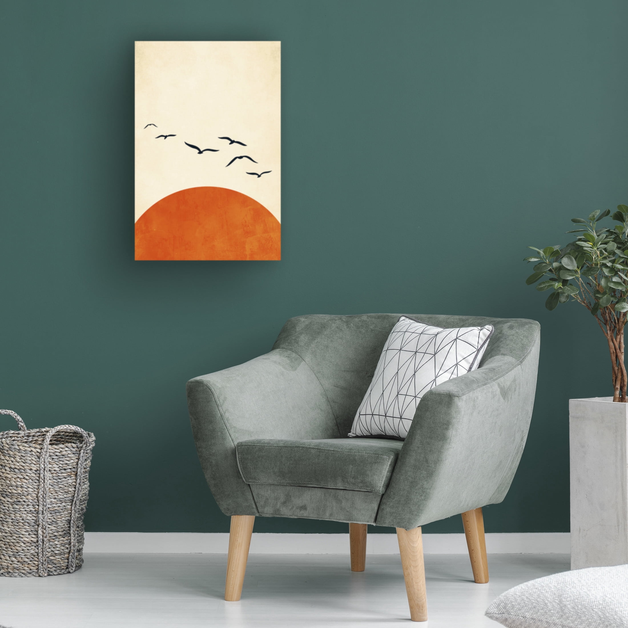 Trademark Fine Art Kubistika   Sunset Dreams Canvas Wall Art