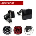 thumbnail image 3 of GTINTHEBOX Smoke Red LED Brake Light DRL Trailer Hitch Backup Light Fit 2" Towing & Hauling, 3 of 14