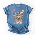 thumbnail image 2 of Funny Patriotic Cat American Flag Hot Dog Shirt For Fourth Of July Summer BBQ Shirt, 2 of 5