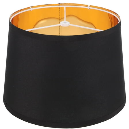 WHAMVOX Lampshade Cloth Iron Black Outside Replacement Lampshade 1Set 11.8x9.8in