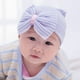 Nouveau-né Bébé Fille Bambin Confortable Bowknot Hôpital Bonnet Chapeau Turban – image 3 sur 3