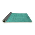 thumbnail image 2 of Ahgly Company Indoor Rectangle Oriental Turquoise Blue Industrial Area Rugs, 7' x 9', 2 of 4