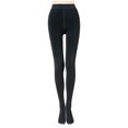 thumbnail image 2 of JURANMO 2024 Fall Winter Fleece Leggings for Women Slim Fit Stretchy Thick Thermal Pantyhose High Waist Tummy Control Solid Tights Lightning Deals H-Black（200g#Pantyhose） One Size, 2 of 9