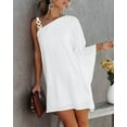 thumbnail image 4 of WMTBSRSW One Shoulder Dresses for Women 2025 Summer Casual Batwing Sleeve Cocktail Dress Vintage Graphic Party Dress, 4 of 6