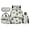 Bamboo Panda Print, variant on HUIACONG Large School Backpack Pink Animal Paw 17 Inch 4-Piece Set Lunch Bag, Pencil Case & Water Bottle Sleeve, Padded Shoulder Straps, for Ages 5-9