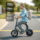 thumbnail image 3 of 6MSKS Electric scooter with 14 inch tires, 36v10Ah battery, 350W high-power motor, maximum speed of 25KM/h, compact folding size, and maximum travel of 25 miles, 3 of 5