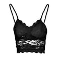 thumbnail image 3 of Sleeveless Lace Crochet Women Slim Spaghetti Strap Sexy V-neck Lace Tank Tops, 3 of 4