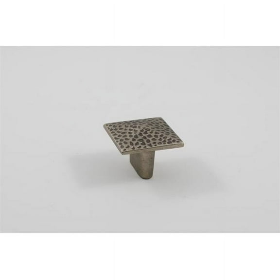 Residential Essentials 10269AP Square Cabinet Knob- Aged Pewter
