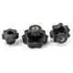 thumbnail image 4 of For Plumblossom Hand Tightening Rubberhead Nuts Thumb Nuts M8 Black, 4 of 5