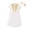 White, variant on WOYY Toddler Boys Thobe Robe Embroidery Short Sleeve Shirt Long Kufi Robe, Sizes 2-3T