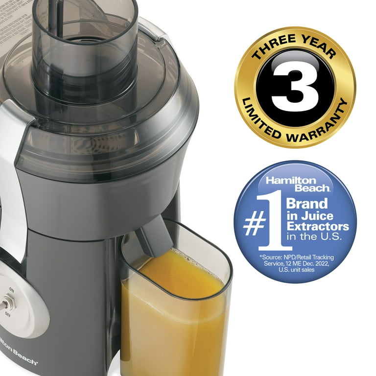 Hamilton Beach Big Mouth Pro Juicer, 800W, Easy Clean, BPA Free