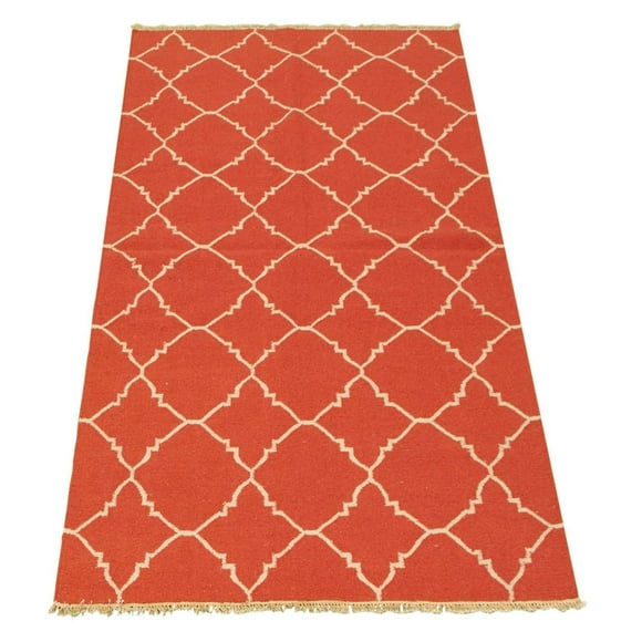 ECARPETGALLERY Tapis Fait à la Main pour Salon, Salle à Manger et Chambre à Coucher Transitionnel Collection Ankara 5'2" x 7'9" en Brun