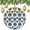 Pattern, variant on Ornament Botanical Leaves Floral Decorative 3" Ceramic Christmas Ornament Bohemian Vintage Retro Floral Mandala Christmas Xmas Tree Ornament Decoration Hanging Pendant Decor Ornament Xmas Present