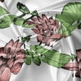 thumbnail image 5 of Ambesonne Lotus Valance Pack of 2, Aquatic Flowers Art, 54"X18", White Rose and Green, 5 of 5
