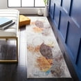 thumbnail image 2 of SAFAVIEH Aria Janie Abstract Runner Rug, Ivory/Red, 2' x 8', 2 of 8