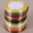 thumbnail image 5 of Rollo de 25 yardas de cinta de satén de 6 mm para manualidades hechas a mano, para Navidad, Halloween, bodas, fiestas, cajas de regalo, decoración de tartas con flores, 5 of 5